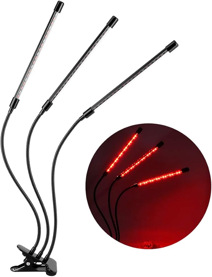 Fafeicy 30W USB 3 Tube Flexible LED Plant Grow Light Full Spectrum Grow Lamp with Indoor Plants