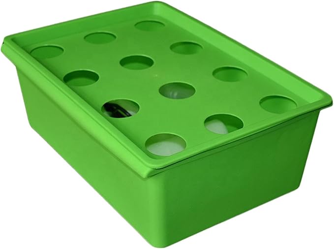 Hydroponic System Growing Box Hydroponic System Planting Container 12 Holes Hydroponics Grower Box for Home Indoor