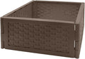 Zenport F580 Modular Raised Garden Bed Brown - 3 Pack