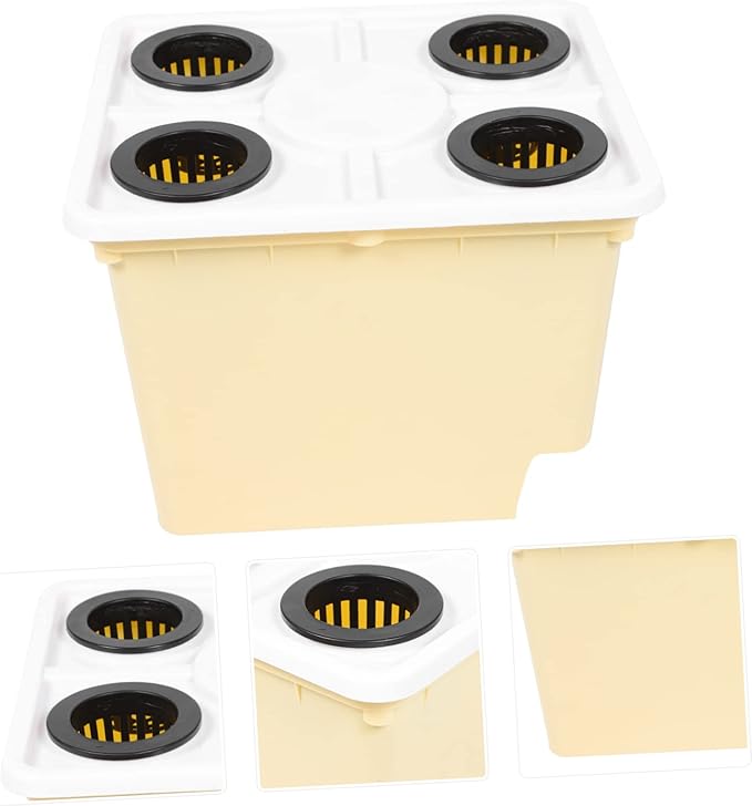 YARNOW Hydroponic Vegetable Holder Soilless Culture Bucket for Greenhouse Easy to Install for Home Balcony Planting for Flowers Fruits