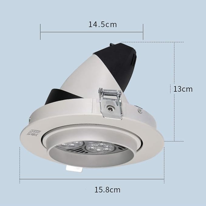 Luce di riempimento per piante da 24 W Faretto da soffitto a spettro completo per la crescita della parete di piante grasse e fiori per interni a LED