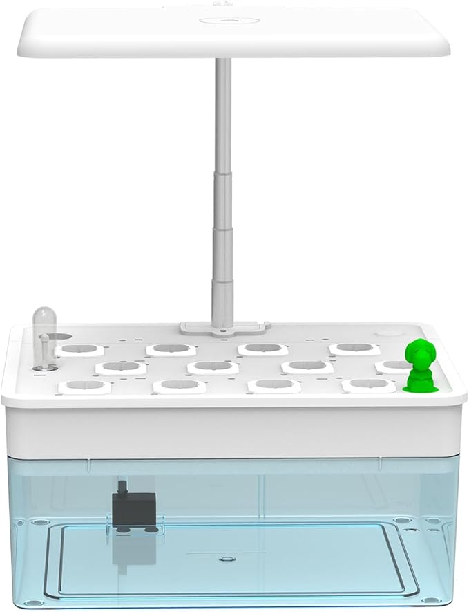 Hydroponics Growing SystemIndoor Herb Garden Kit 12 Pods Hydroponics Growing System LED Grow Lightfor Indoor Herbs Fruits and Vegetables