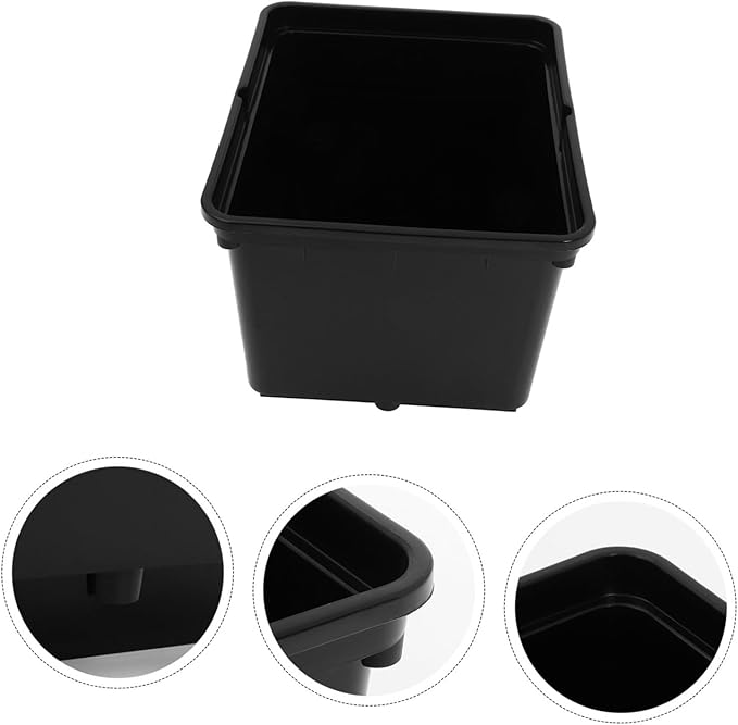 1set Hydroponic Plant Nursery Buckets for Soilless Vegetable and Fruit Cultivation Sturdy Material Easy to Assemble for Greenhouses and Balconies No Lid