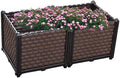 YSUEFIJO Raised Garden Bed for Vegetables Planter Box for Outdoor Plants Flowers Planting Raised Container Planter Raised Beds for Planting Outdoor Plants Vegetables