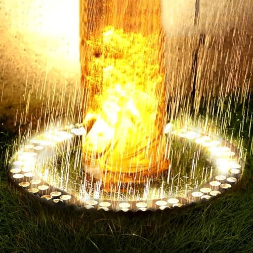 Outdoor LED Ring Lights for Tree Uplighting 12W 1160LM IP65 Landscape Lighting Kit 24V Wired Garden Spotlights for Trees &amp Buildings (3000K 5-Pack)