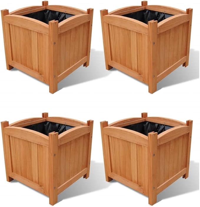 SKM Raised Beds 4 pcs 11.8x11.8x11.8