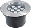 LED Landscape Lights - Outdoor Buried LightsSuper Bright Round Spotlight IP67 Waterproof Recessed Ground Light Floor Light for Decorative Lighting Easy to IRgb-3W