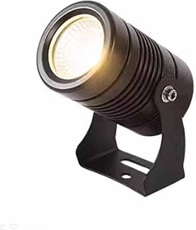 LED Spotlight Projector - 10W Waterproof Outdoor Landscape Light IP67 Narrow Beam Floodlight 360° Adjustable Bracket AC 85-265V Ideal for Building Exterior Lighting.