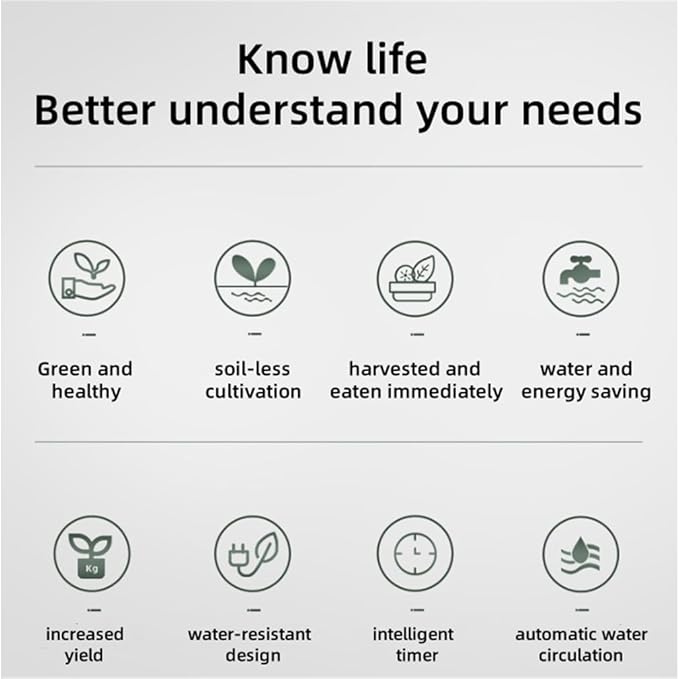 Indoor Vertical Farming Garden Planter Hydroponic Growing System Kit with Plant Light Pump and Movable Water Tank for Home Indoor Gardening SystemBlack5 Layers