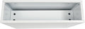 Metal Raised Garden Bed 36 * 10 * 28in Steel Rectangular Planter Flower Box with Intermediate Shelf for Indoor Outdoor Balconies Gardens Decks Patios Decks Front Porches (White)