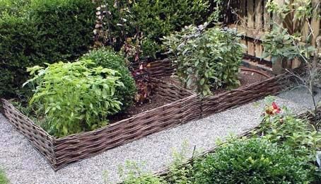 Master Garden Products Woven Willow Raised Bed 48 W x 72 L x 12 H