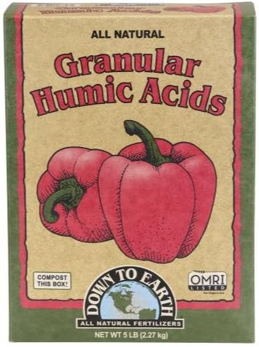 Down to Earth Granular Humic Acid - 5 lb (6/Cs)