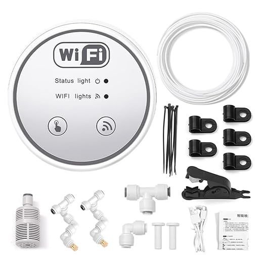 Topyond Automatic Watering System for Plants Plant Watering Devices APP Control Intelligent Drip Irrigation Kit for 10 Potted Indoor Houseplants Garden and Balcony Use (2 nozzles Set)