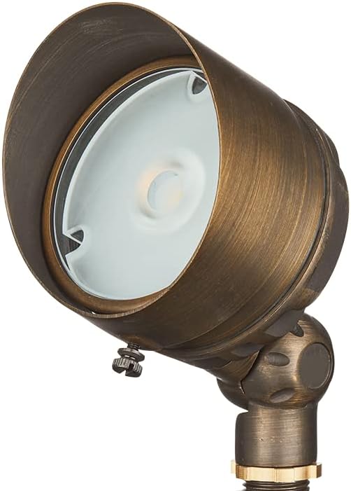 VOLT Cast Brass G4 Infiniti 40 (500 Lumens) 12V LED Outdoor Spotlight 4-Pack Expansion Kit for Low Voltage Landscape Lighting