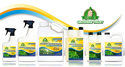 Growers Trust Powdery Mildew Killer Non-Toxic Biodegradable - Natural Fungicide - (Solution Makes 5 Gallon RTU )