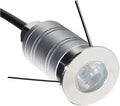 Mini 15° Narrow Beam Angle Spotlight 1W LED Underground Well Light IP67 Waterproof Outdoor LED Landscape Lights 12V-24V DC Ground Led Spot Lights for Garden Garage Illuminate(1pcs Cool White 6000