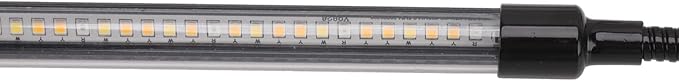 Zerodis LED Plant Grow Light with Clamp/Holder 10 Level Dimmable USB Red White Warm Light for Seedlings