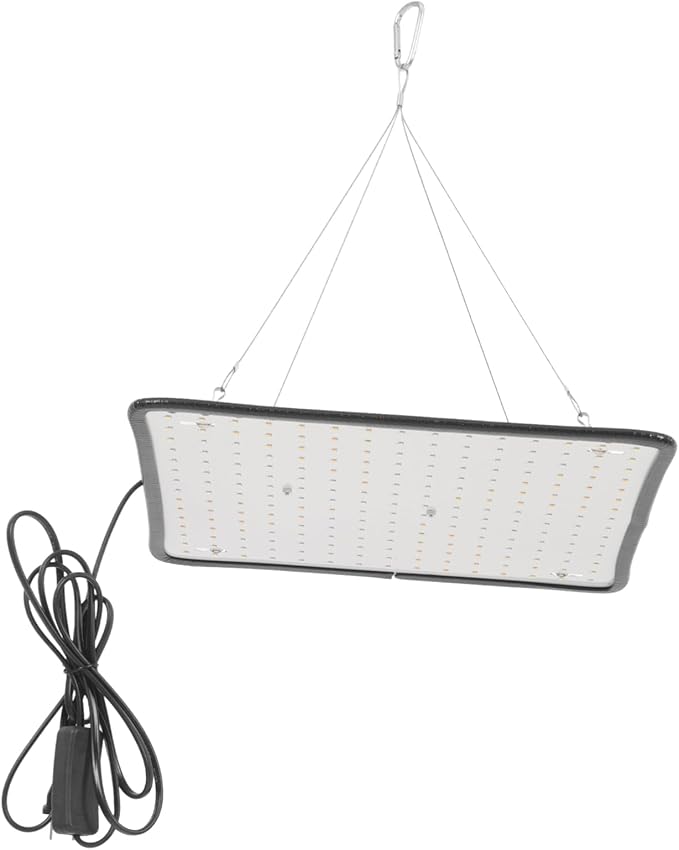 Garneck 1set Indoor Plant Grow Light Dimming Full Panel for Hydroponics Greenhouses Easy to Install Hanging Chain Light for Optimal Growth