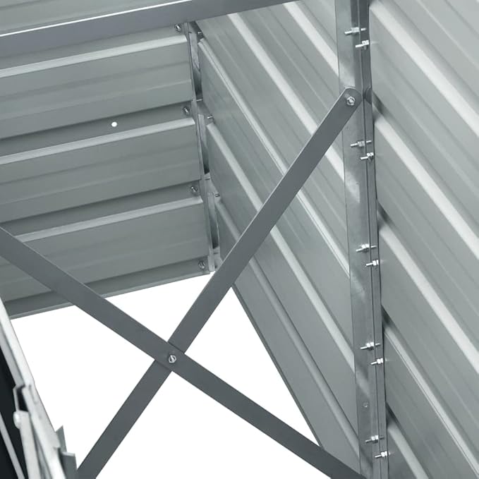Garden Raised Bed Galvanized Steel 94.5x15.7x17.7 AnthraciteWeight:17.42lbs47047