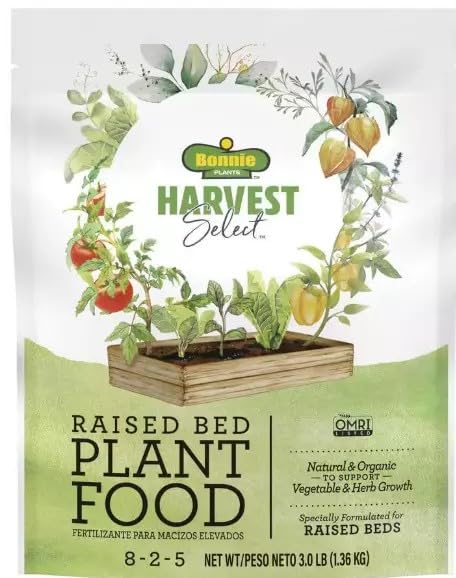 Harvest Select 3 lbs. Natural &amp Organic Raised Bed Plant Food to Support Vegetable and Herb Growth 3102306