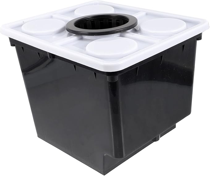 VICASKY Hydroponic Growing Bucket for Indoor Vegetable and Flower Cultivation Plastic Soilless Planting Basket Drainage for Indoor Planting Supplies