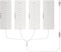 4Head Indoors Plant Panel Light DC5V Full Spectrum Cultivation Lamp 5 Level Dimmable Timing 4/8/12Hours Vegs Flowers Hydroponic Fill Lamps Sunlight Seeding Cultivate Light UV IR Greenhouse Tent
