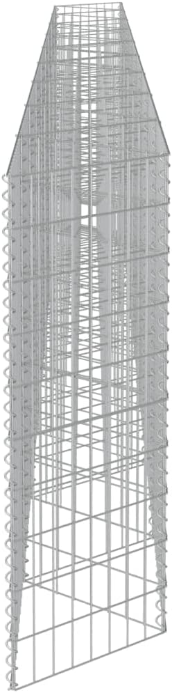 Outdoor Garden Gabion Wall Gabion Stone Basket Planter Raised Vegetable BedSteel Garden Decoration Galvanized Steel 248x11.8x39.4