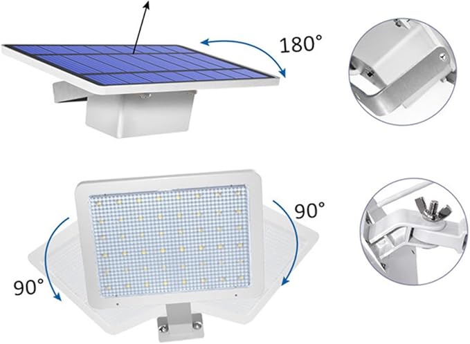 Led Solar Spotlight Wall Light Landscape Garden Decor Led Outdoor Patio Decor