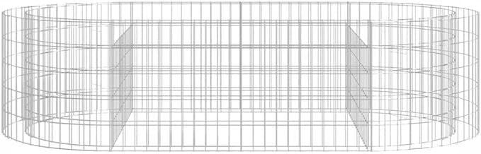 Gabion Raised Bed Galvanized Iron 78.7x39.4x19.715.95 KG152040