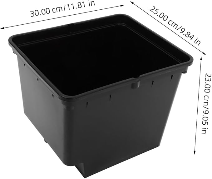 POPETPOP 1set Hydroponic Dutch Buckets for Soilless Cultivation of Vegetables and Fruits Planting Baskets for Indoor Gardening and Hydroponics No Lid