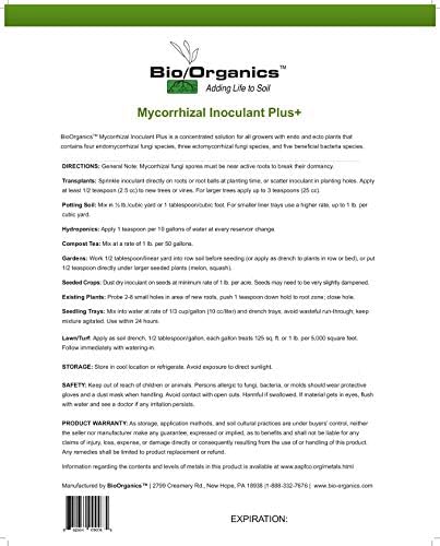 BioOrganics Mycorrhizal Inoculant Plus (1/2 lb. Jar)