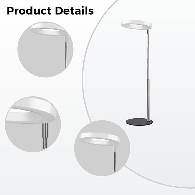 Full Spectrum Grow Light For Indoor Plants Red &amp Blue Light Adjustable Height 6.5-24 In Plant Lamp With Timer Usb Powered