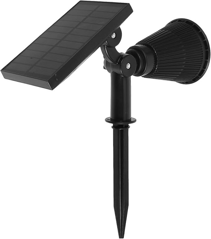 Solar Spotlights Outdoor 4led Warm Light Solar Garden Lights Waterproof Landscape Lighting with 3 Modes for Yard Pathway and Patio