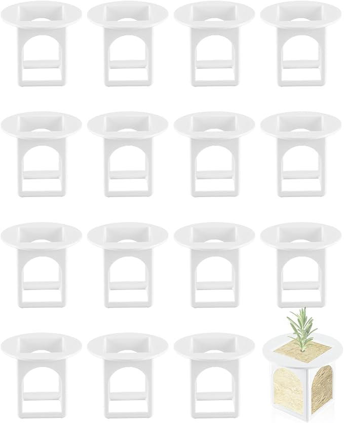 Hydroponic Growing Cups Compatible with Gardyn Home and Studio Indoor Garden System Reusable Seed Pods for Starting and Cloning Root-Optimized Design (15 Pack)
