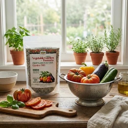 Old Cobblers Farm™ Wicked Organics Organic Garden and Tomato–Balanced Formula for Strong Roots Healthy Growth &amp Flavorful Harvests–for Backyard Vegetable Plots (5 lbs|10 lbs|15 lbs|20 lbs) (5 lbs