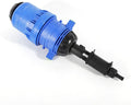 KANING Adjustable Automatic Fertilizer Injector Water Powered Chemical Liquid Doser Dispenser 20-2500 L/H Drip Irrigation Injector Dosing Pump for Industry Garden Hose Livestock (Blue)