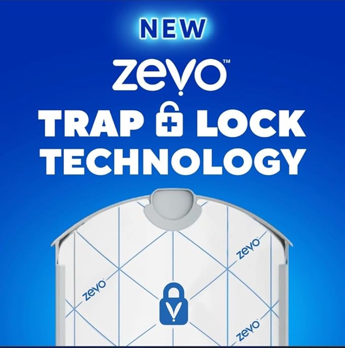 Zevo Flying Insect Trap Refill: Indoor Trap Refill Cartridges Capture House Flies Fruit Flies and Gnats (8 Refill Cartridges)