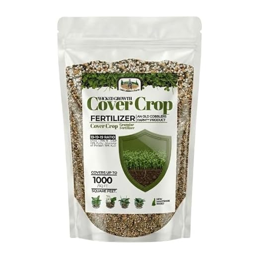 Old Cobblers Farm™ Wicked Growth Cover Crops Fertilizer – Enhances Soil Quality and Supports a Healthy Soil Balance for Thriving Growth Between Plantings (5 lbs | 10 lbs | 15 lbs | 20 lbs) (15 lbs)