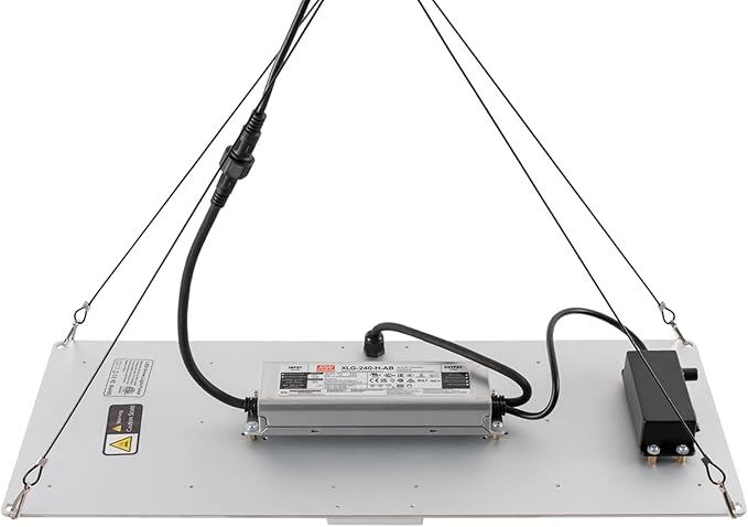DYNAMI LED Grow LightDimmable Full Spectrum Growth LightIndoor Grow Lamp for PlantsSeedling Veg and Bloom Grow Lamp for Grow Tentw/Hanging Kit (220W)