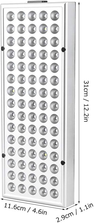 LED Plant Lamp Full Spectrum Growing Light with 75 LED Beads 25W Plant Growing Light for Gardens Greenhouses Horticulture
