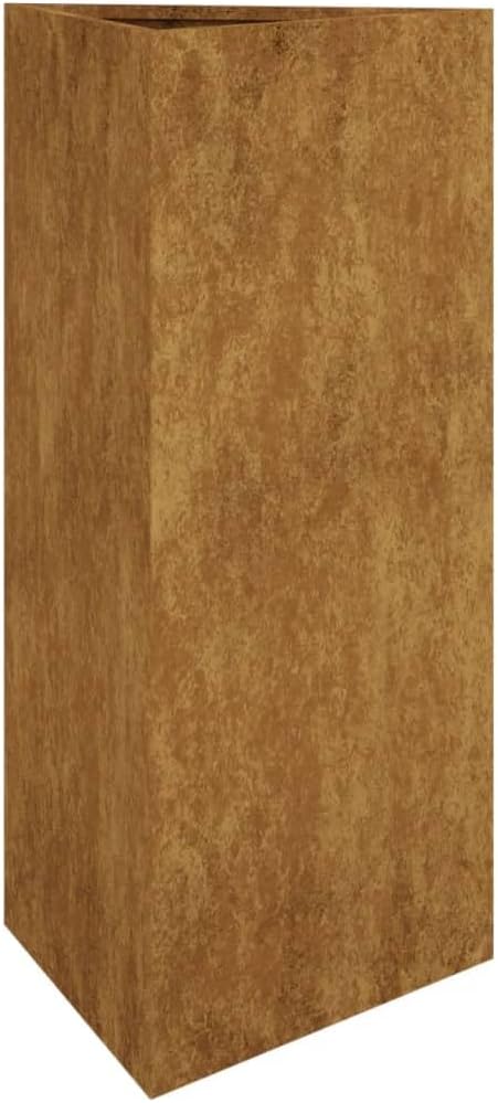 Garden PlanterGreenhouse PlanterDecorative Patio PlantersPatio Raised BedsVegetable PlantersHerb Plantersfor HerbsFruitsDeep-Rooted VegetablesFlowers15.7x13.6x29.5 Corten Steel