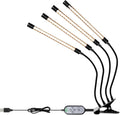 80W LED USB Full-Spectrum Sunlight Plant Growth Lamps 5V Low-Power Planting Bulb 5-Level Brightness Adjustment Automatic on/Off System Sunlight Seeding Cultivation LampingVegetable Cultivation
