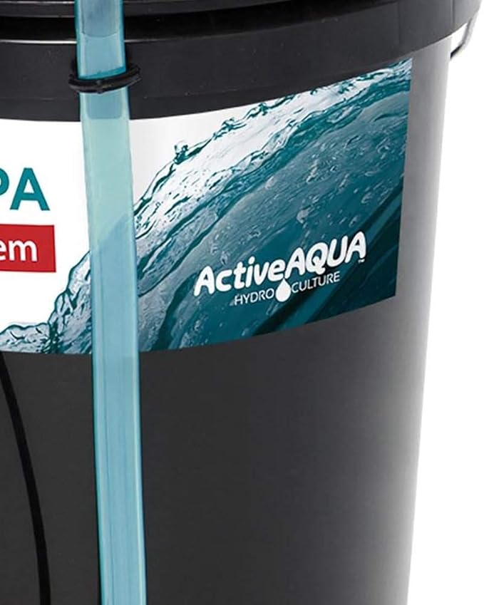 Hydrofarm RS5GAL8SYS Root Spa 8 5 Gallon Bucket System Black