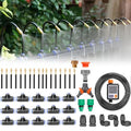 Automatic Drip Irrigation Kits - 20-50m Garden Watering System with Smart Timer &amp 360° Adjustable Atomizing Mist Nozzles - Efficient Plant Watering Solution 20m/65.6ft