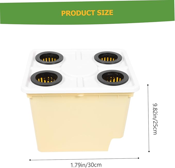 YARNOW Hydroponic Vegetable Holder Soilless Culture Bucket for Greenhouse Easy to Install for Home Balcony Planting for Flowers Fruits