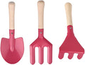 Mini Garden Tool Set 3 Piece Heavy Duty Succulent Kit for Plant Care SetIdeal Gardening Tool Kit Gifts for Parents and Kids Including Trowels Hand rake Gardening Hand Tools