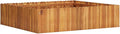 Garden Planter Raised Bed Patio Flower Plant Vegetable Bed with Slatted Bottom Wooden Lawn Backyard Outdoor Patio DIY DecorAcacia Wood 39.3x39.3x9.8
