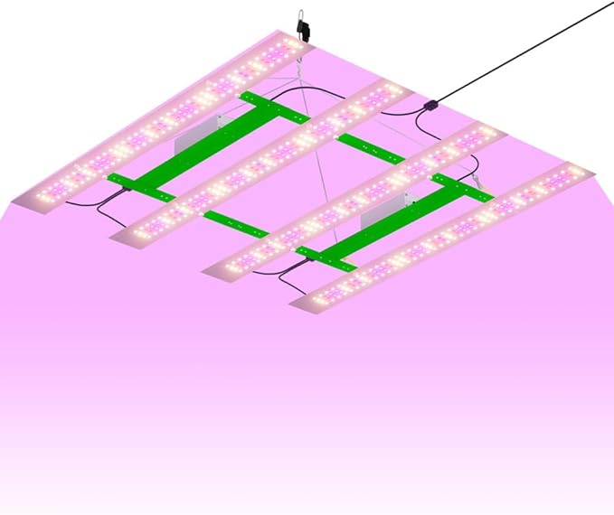 800W Sunlight-Mimicking Grow Light with UV/IR 100-277V Universal Voltage. Full Spectrum for Indoor Hydroponics Greenhouses&amp Grow Tents Perfect for Seedling Care/Fruiting Multi-Position Hanging