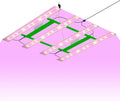 800W LED Plant Lights For Indoor Growing Tents. Cover Large Spaces Suit Various Plant Beds. Full Spectrum Mimics Sunlight Copper-Aluminum Lamp Board Resists Overheating Safeguards Lamp Beads US Plug