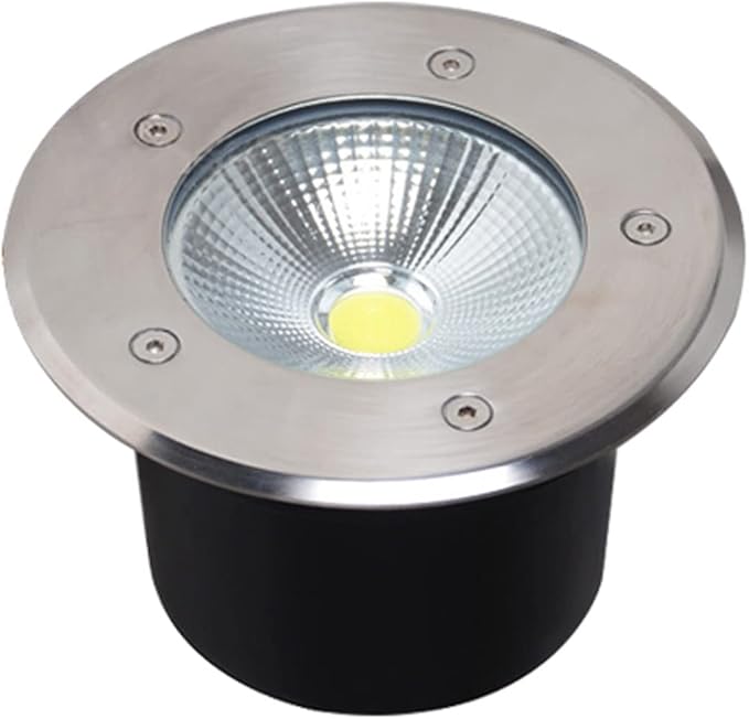 Outdoor Underground Lamp Low Voltage AC 12/24 COB Spotlight Stainless Steel Embedded IP68 Waterproof Landscape Lights for Pool Patio Fountain